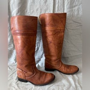 Work a few times. Leather has some natural variations.